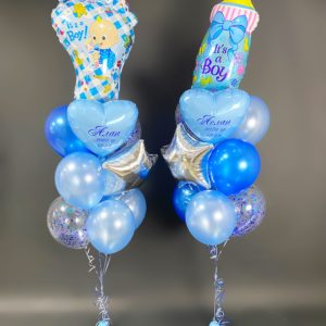 Шарики на выписку с бутылочкой
