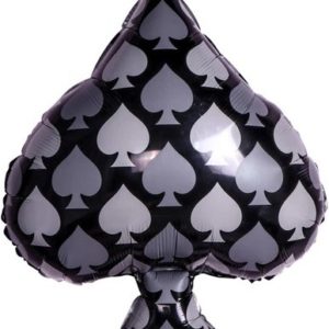 Шар фольгированный Карточная масть, пики, 71 см