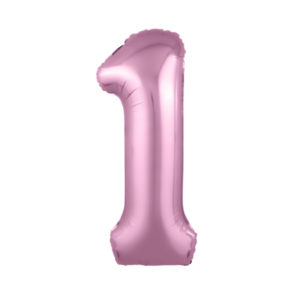 Цифра 1 фламинго 102 см slim