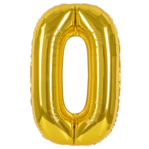 Цифра 0, золото, 102 см.
