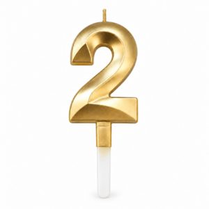 Свеча 2, грани, золото