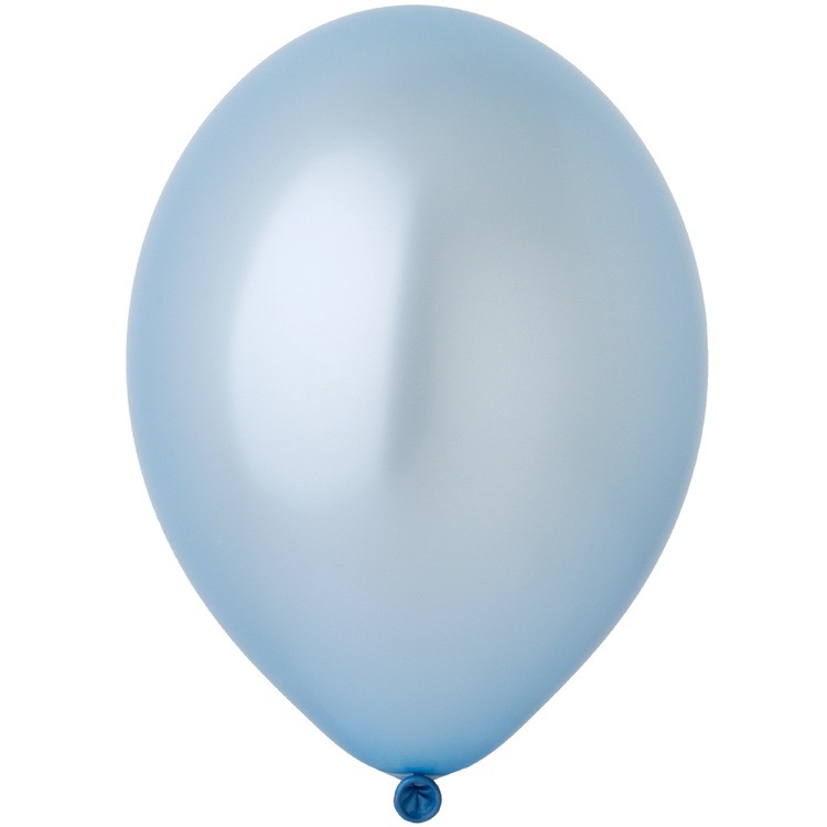 Шар 30 см, Голубой, Металлик, Belball,073 LIGHT BLUE